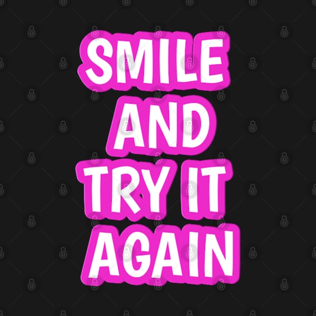 Smile and try it again by Craft With Me