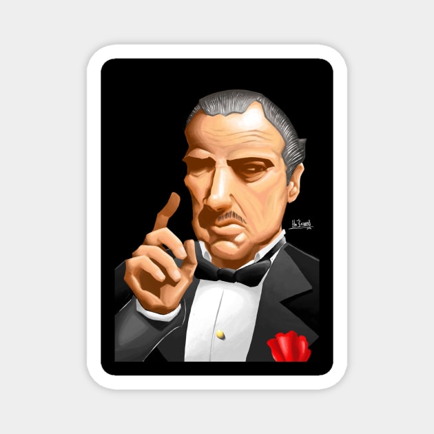 The Godfather - Don Corleone Magnet by Glen Bosiwang Pop Culture Bonanza!