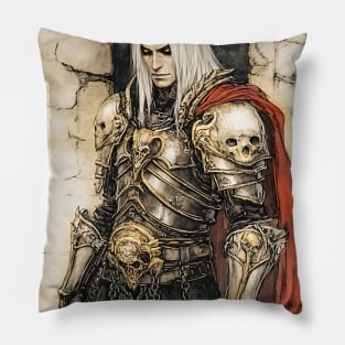 D4 Necromancer Fanart Pillow