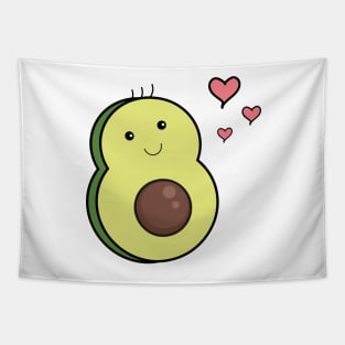 Mr Avocado Kawaii Tapestry