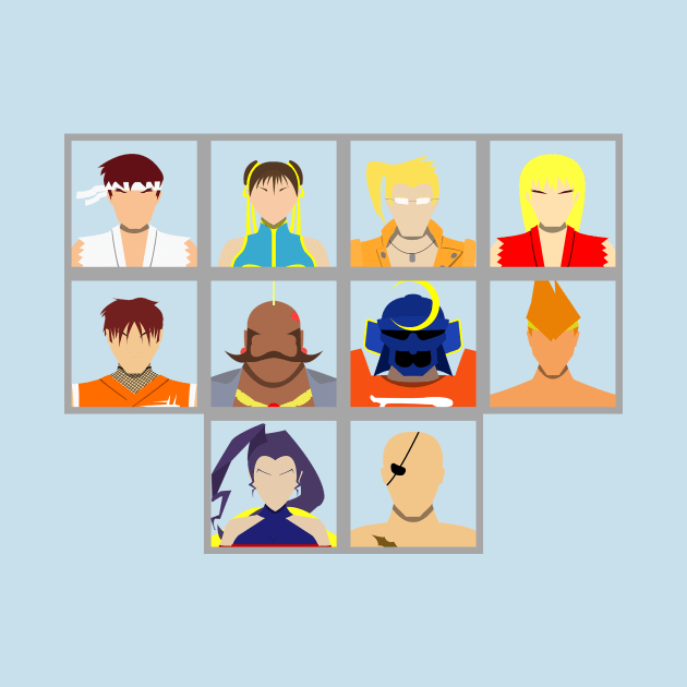 Select Your Character-Street Fighter Alpha by MagicFlounder