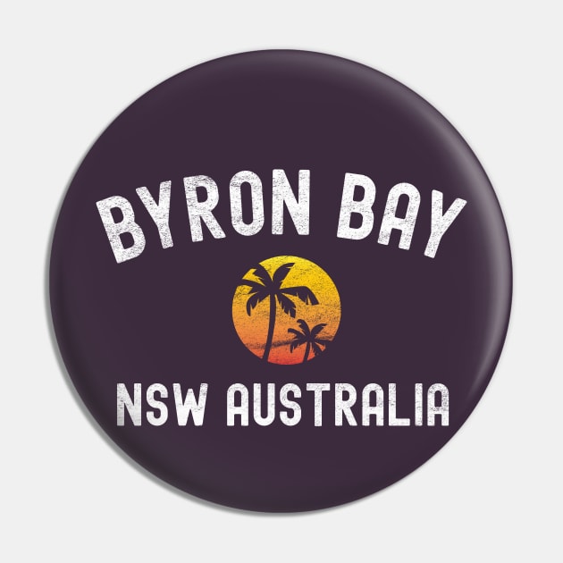 Byron Bay NSW Australia Sunset Palm Pin by TGKelly