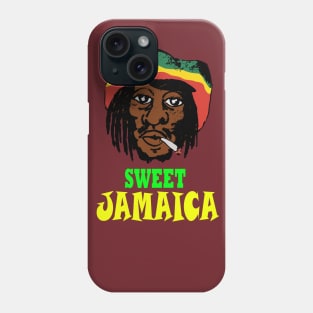 Sweet Jamaica, Good Vibes, Rasta Phone Case