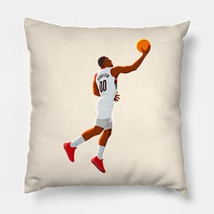 Scoot Henderson - Portland Trailblazers Basketball Pillow