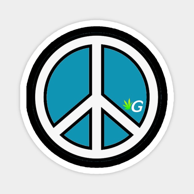 PEACE Magnet by Global Dank Commission 