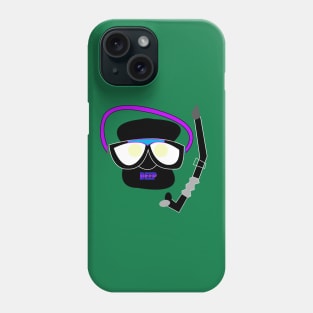 black mask Phone Case