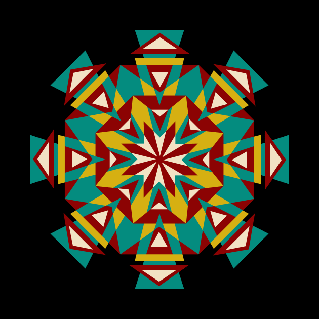 Angular Mandala by n23tees