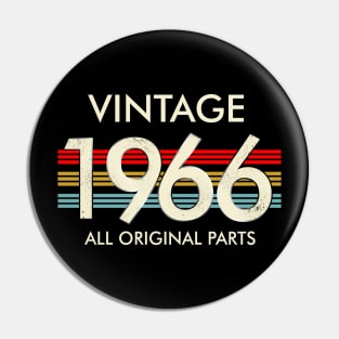 Vintage 1966 All Original Parts Pin