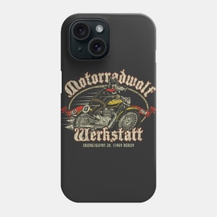 Motorradwolf Werkstatt 1968 Phone Case