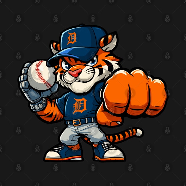 Tigers Detroit by Bentonhio