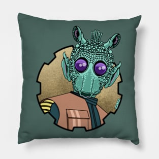 Greedo Bounty Hunter art Pillow