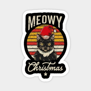 Meowy Christmas! Magnet