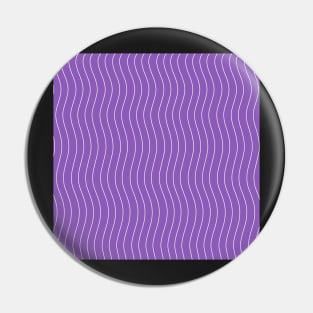 Purple Waves Pin