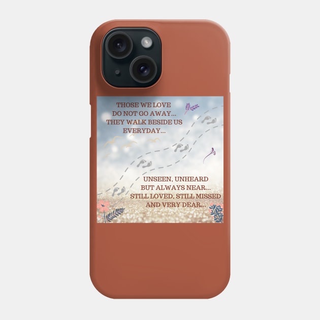 Memorial grief Phone Case by safecommunities