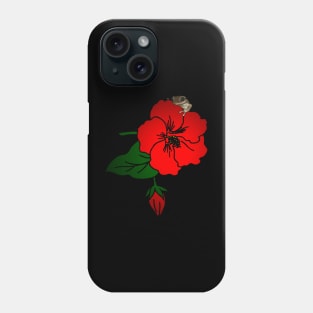 Boricua Coqui on Puerto Rican Maga Flower Phone Case