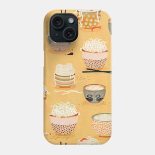 Oodles of noodles yellow Phone Case