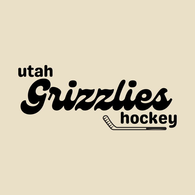 Grizzlies Lil' Hockey Stick Black by The Sparkle Report