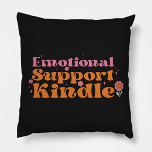 Emotional Support Kindle Pink Book Lover Sticker Bookish Vinyl Laptop Decal Booktok Gift Journal Stickers Reading Present Smut Library Spicy Reader Read Pillow