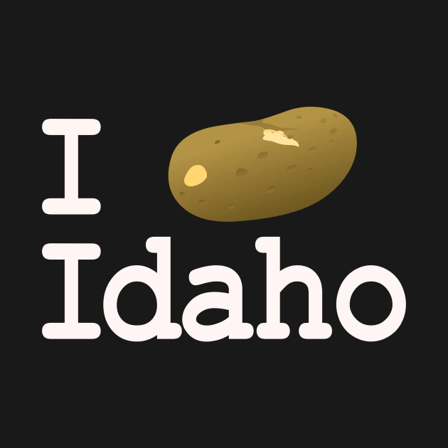 I Potato Idaho BK by Sabatico Designs