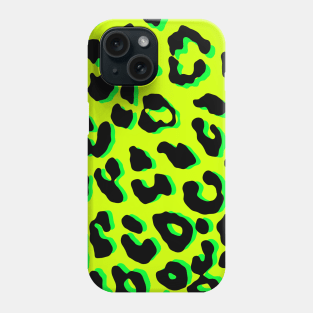 Leopard Print Yellow Phone Case