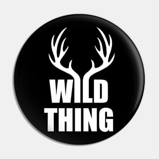 wild thing white Pin