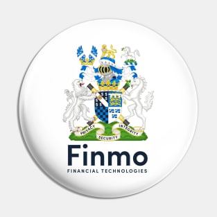 Finmo Crest White Pin