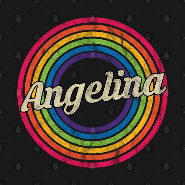 Angelina -Retro Rainbow Faded-Style by MaydenArt