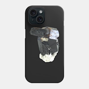 Schorl Tourmaline Mineral Sample Phone Case