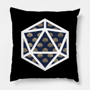 D20 Decal Badge - Captains's Cloak Pillow