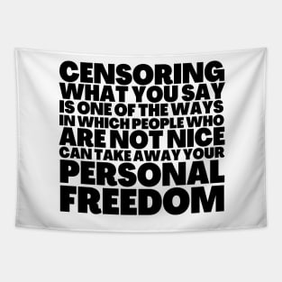 Frank Zappa Quote Censoring Take Away Personal Freedom Tapestry