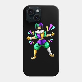 Jester Costume For Mardi Gras Phone Case