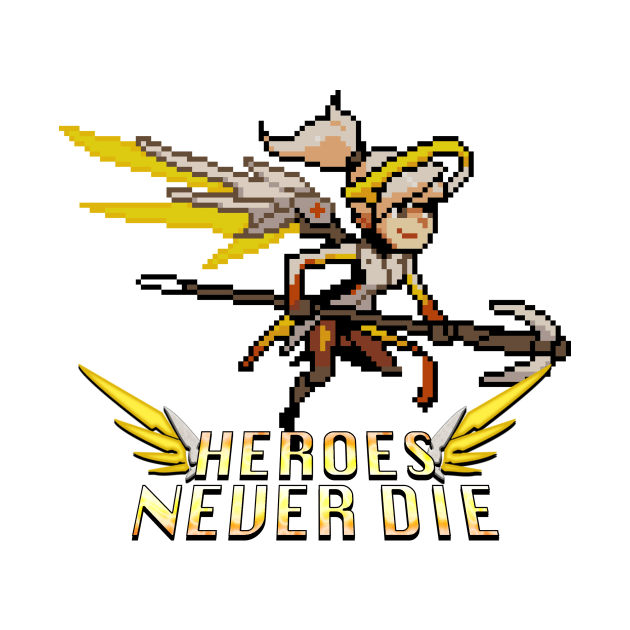 Overwatch - 16-Bit Mercy Quote by wyckedguitarist