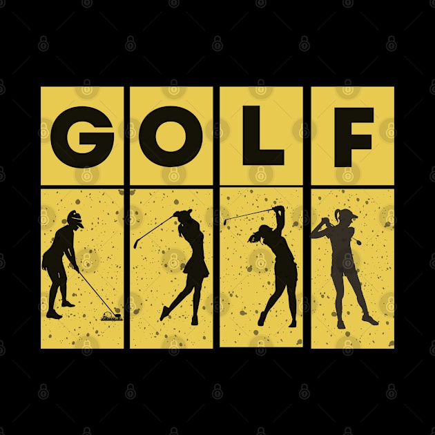 golf match play by Eva Passi Arts