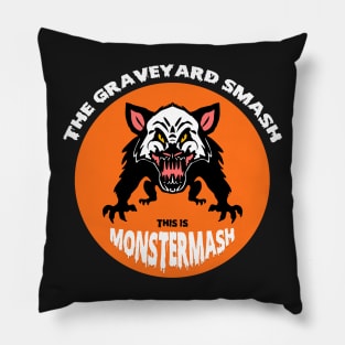 This is Monstermash - Werewolf Edition Pillow