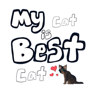 My Cat is Best Cat - Tabby T-Shirt