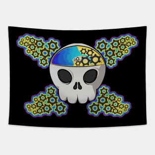 Psychologists crew Jolly Roger pirate flag (no caption) Tapestry