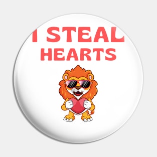 I steal hearts Pin