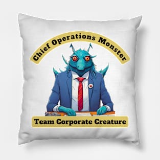 Chief Operations Monster Pillow