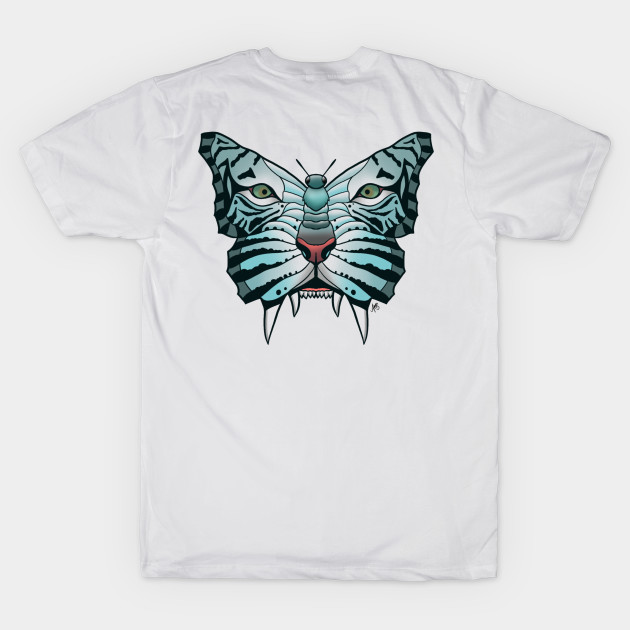 Tiger Butterfly Tiger Butterfly Tattoo Art T Shirt Teepublic