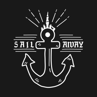 Sail Away with Middle Finger T-Shirt