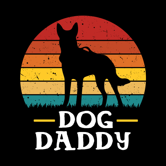 Dog Daddy Father day gifts Vintage Funny Family by CoolFuture