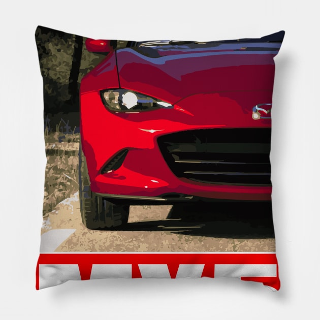 Mazda MX5 Pillow by 5thmonkey