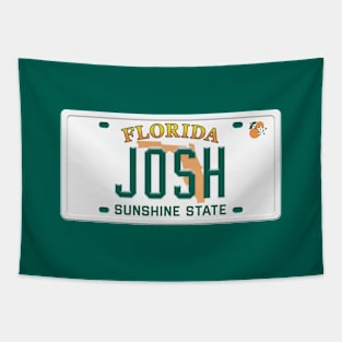 Josh License Plate - FL Tapestry