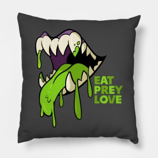 Eat Prey Love Lime Pillow