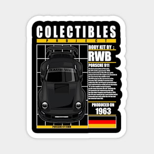 RWB PORSCHE 911 -BLACK Magnet