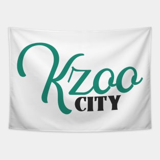 Kzoo City Michigan Vintage Design Tapestry
