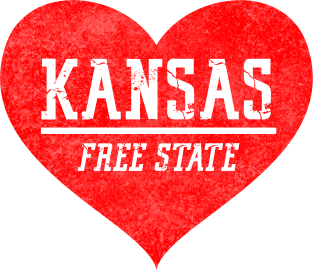 We Love Kansas - The Free State Magnet