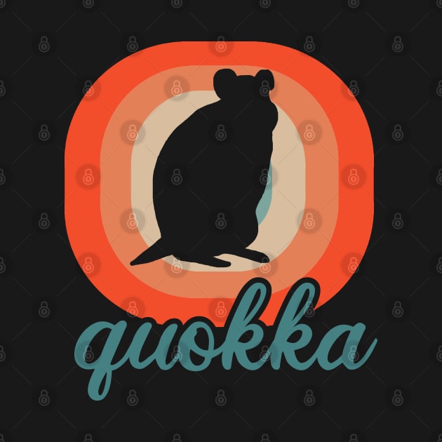 cute quokka motif Marsupial love gift by FindYourFavouriteDesign