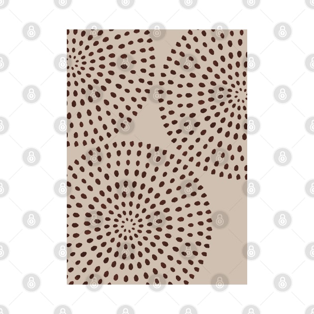 Boho Mid Century Dots 7 by Colorable