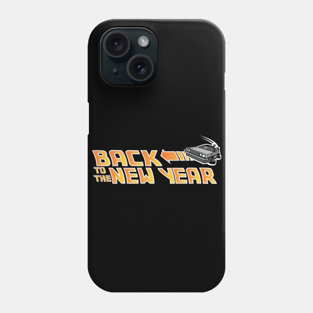 Back to the New Year (Back to the Future) Color Phone Case by GreenHRNET